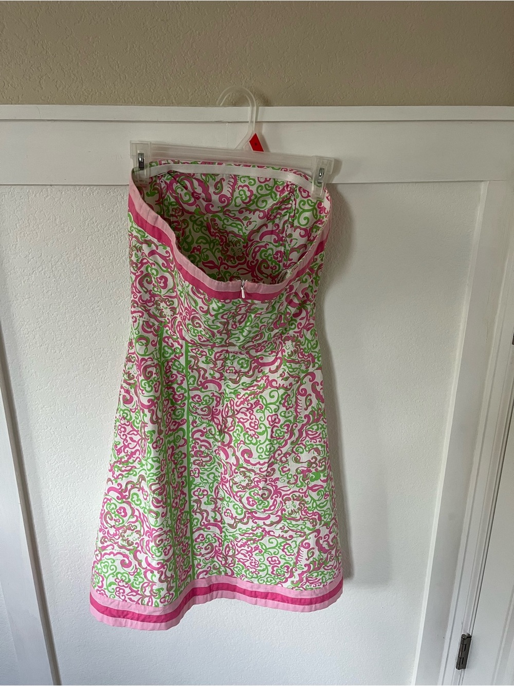 Vintage Lily Pulitzer Women's 6 Strapless Dress - Picture 4 of 8